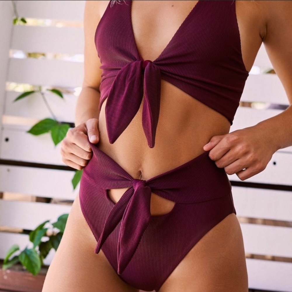 Beach Riot/Free People bikini set